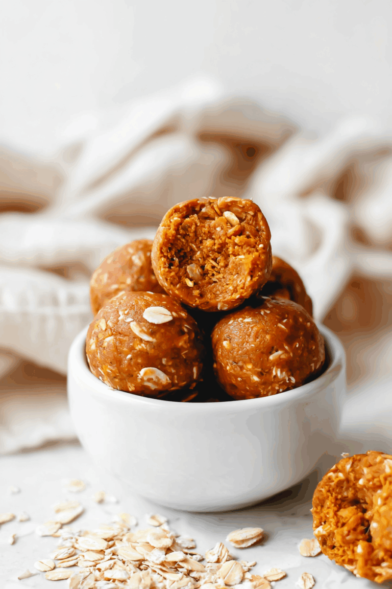 Pumpkin Protein Energy Bites (No-Bake) 4