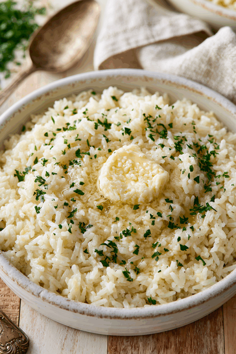 Simple Delicious Garlic Butter Rice 1