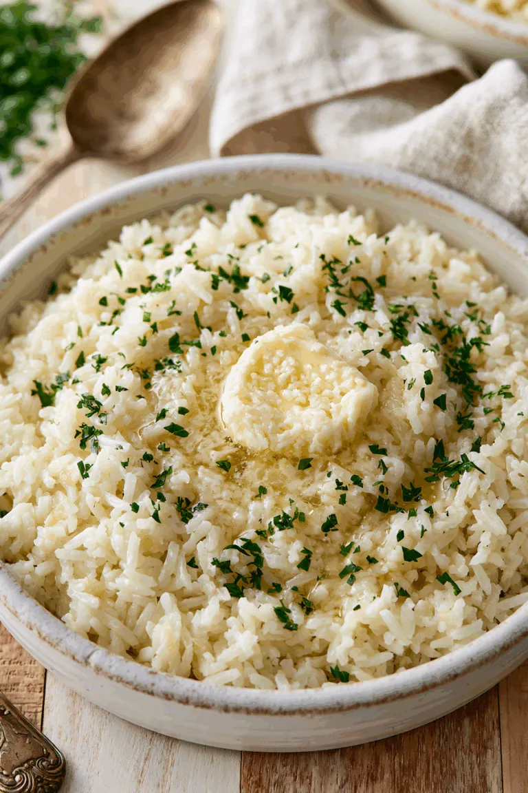 Simple Delicious Garlic Butter Rice 1