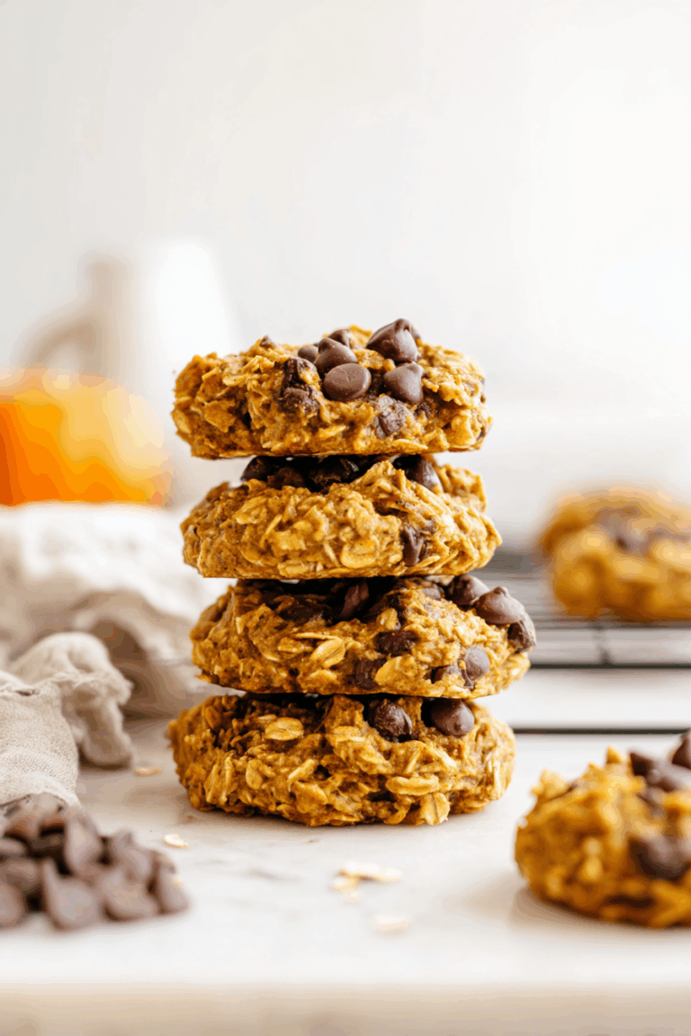 Soft & Chewy Pumpkin Oatmeal Cookies 2