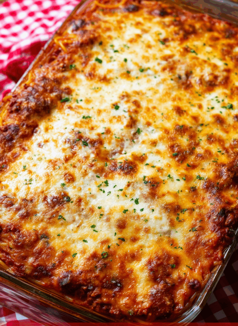 The Best Baked Spaghetti Casserole 8