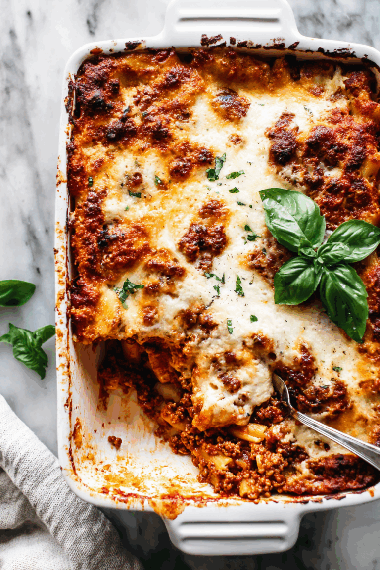 The Best Baked Ziti Casserole 1