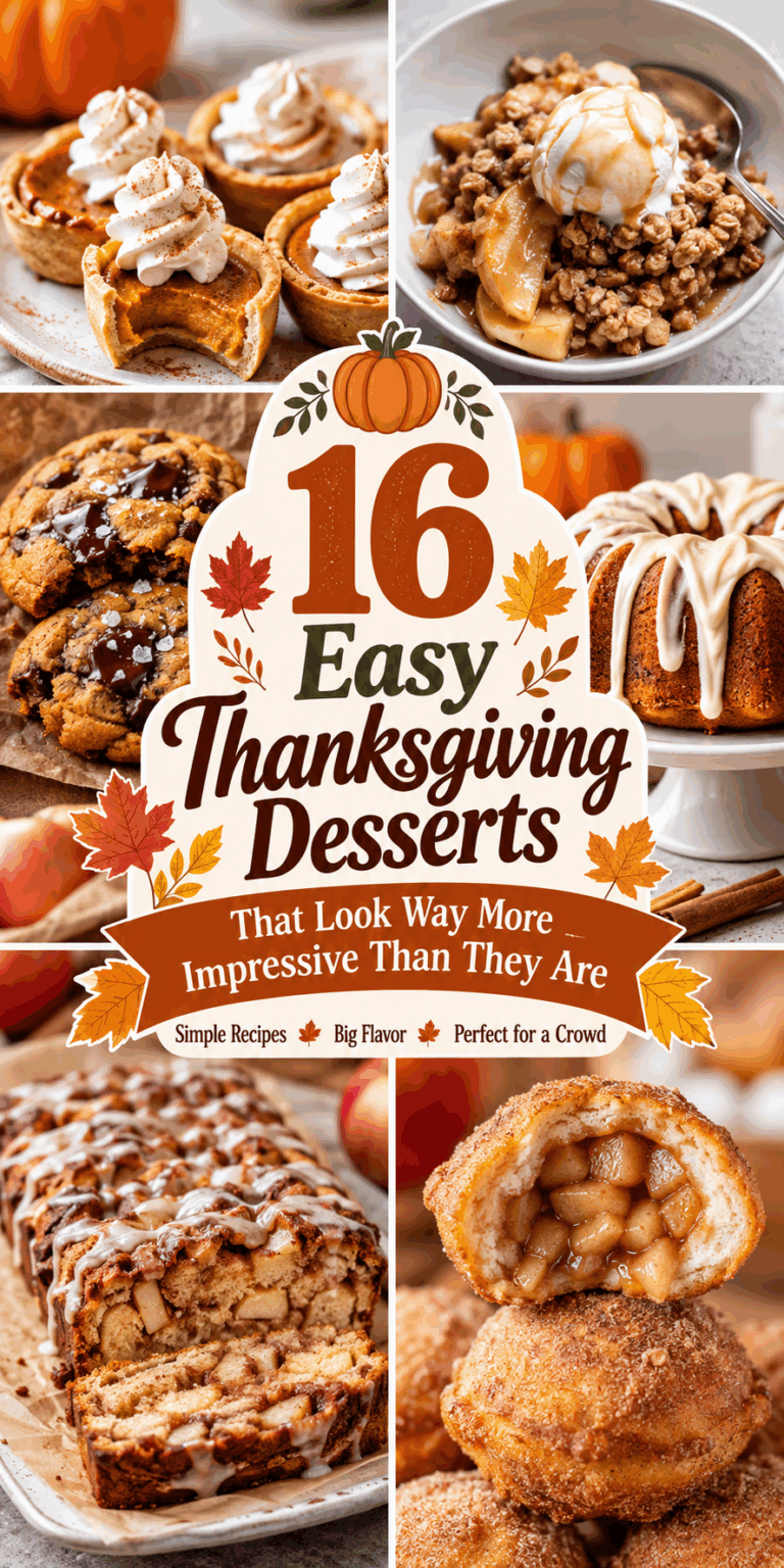 16 Easy Thanksgiving Desserts for a Crowd That Look Way More Impressive Than They Are