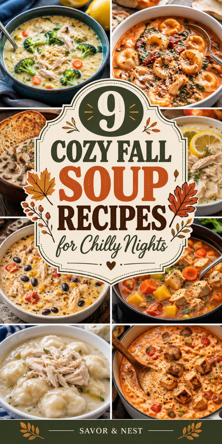 9 Cozy Fall Soup Recipes for Chilly Nights