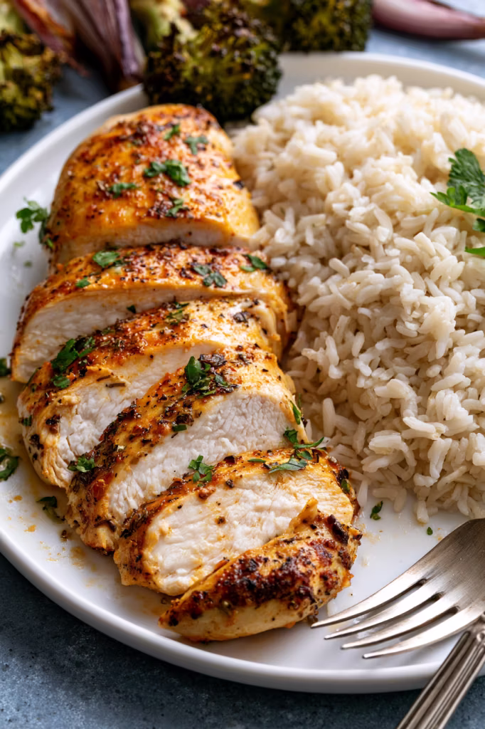 Juicy Oven-Baked Chicken Breasts4-