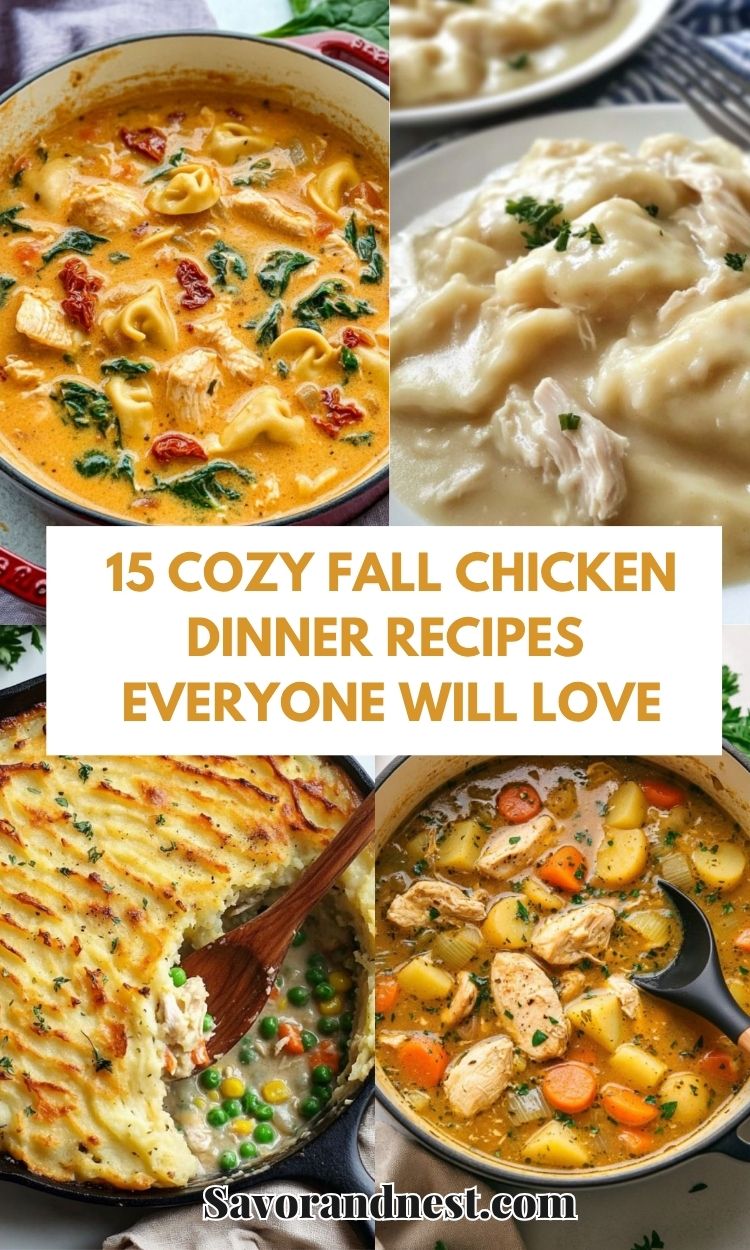15 Cozy Fall Chicken Dinner Recipes Everyone Will Love
