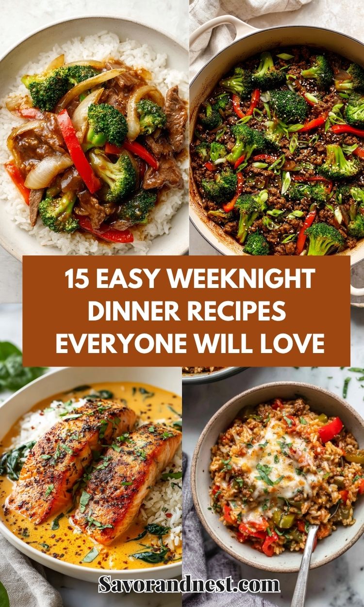 15 Easy Weeknight Dinner Recipes Everyone Will Love
