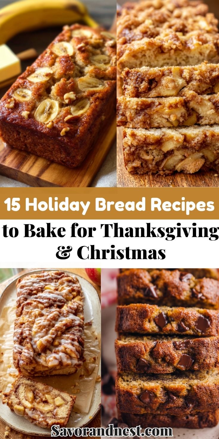 15 Holiday Bread Recipes to Bake for Thanksgiving & Christmas
