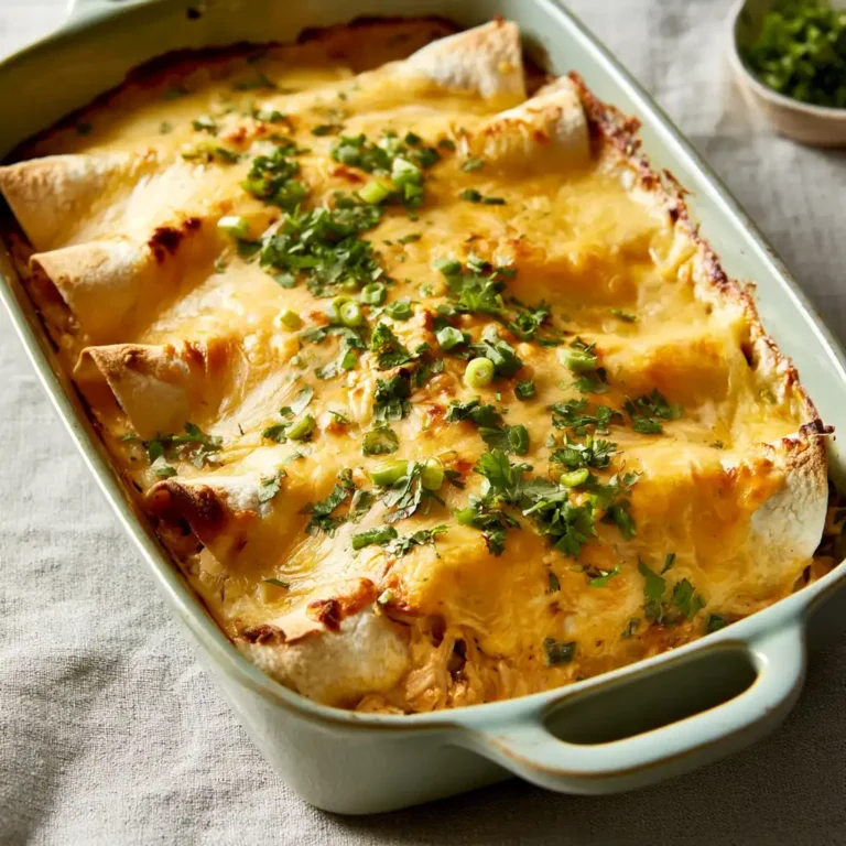 Green Chile Chicken Enchilada Casserole 3